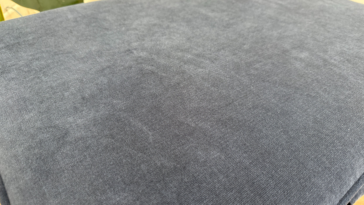 DFS Orka Fabric Footstool in Denim