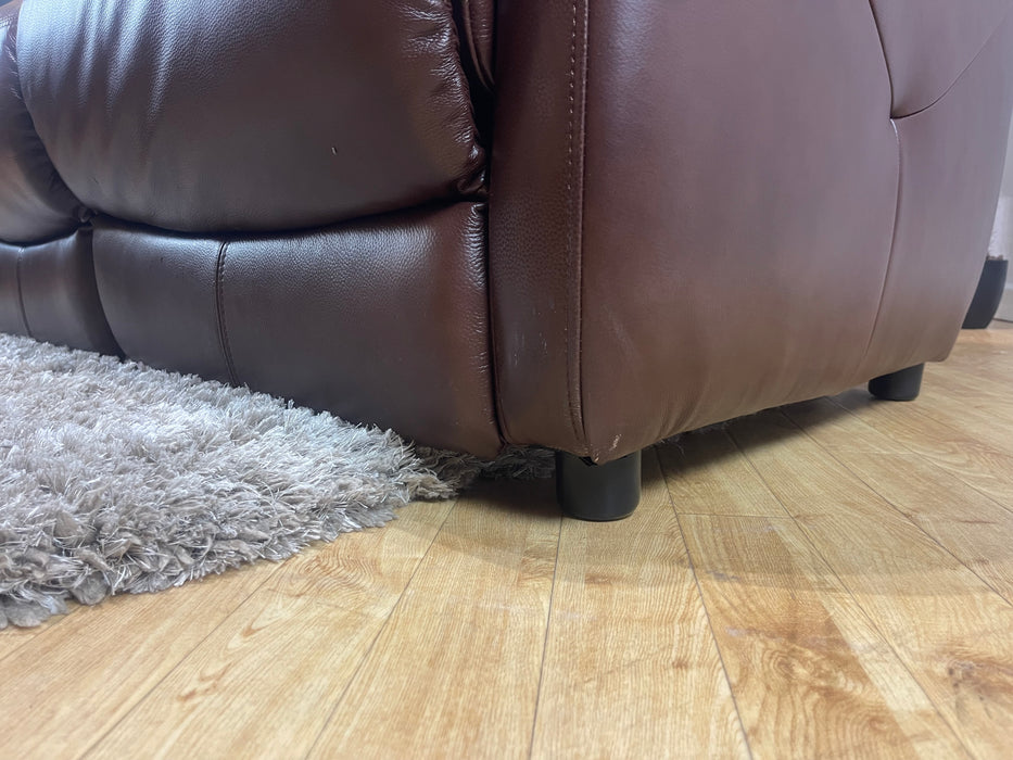 Albion Leather 3 Seater Trusty Sheen Chocolate (WA2)