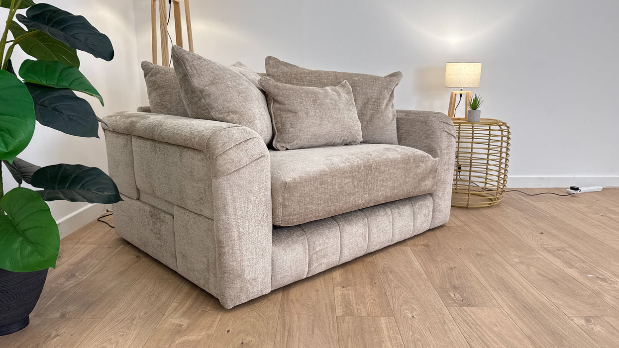 The Westwood 1.5 Seater - Fabric Loveseat - Teddy Chenille