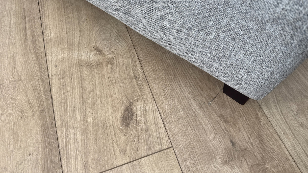 DFS The Layla Fabric Footstool in Plain Mink