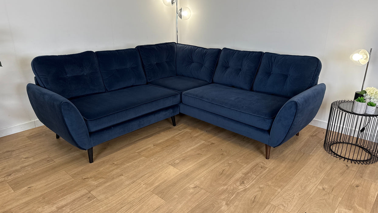 Zinc 2 Corner 2 - Fabric Sofa - Chenille Denim