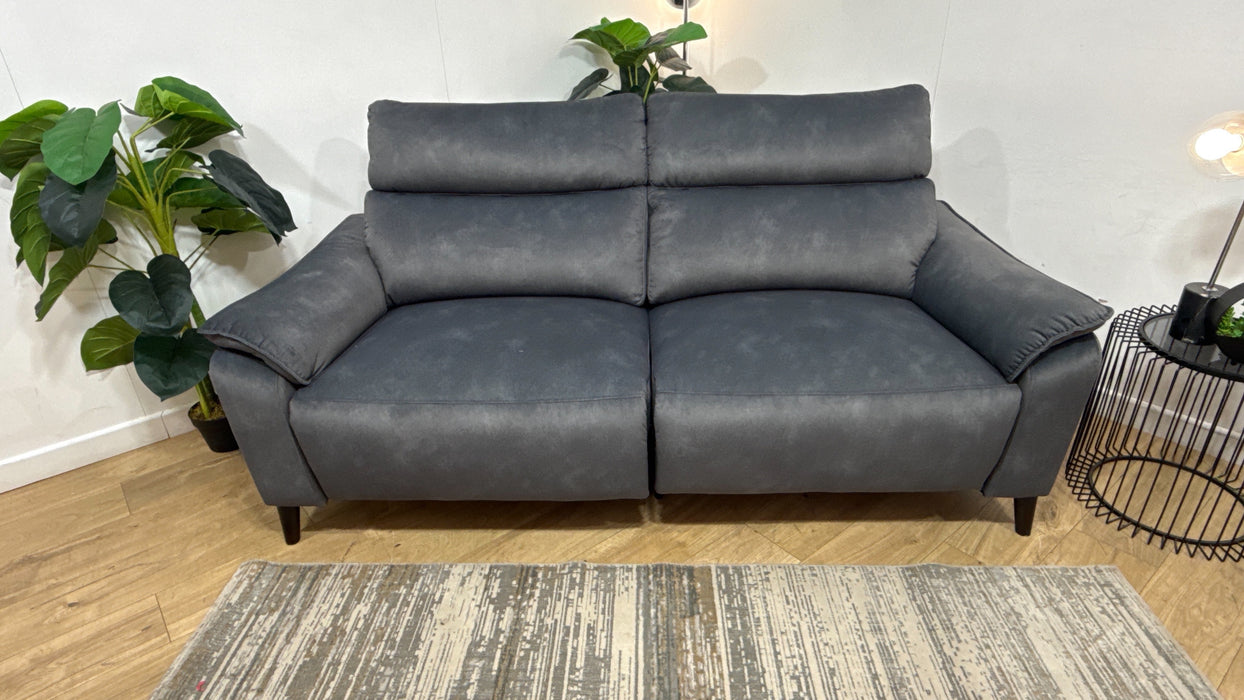 Sofology Arlo Fabric 2.5 Seater Power Recliner/Headrest in Lifestyle Flecked Charcoal