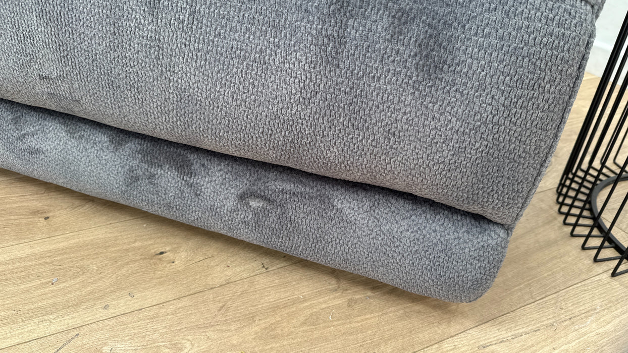 DFS Mallow Express Recliner  3 Seater in Charcoal