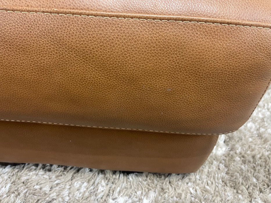 Santino Leather Footstool Apollo Tan (WA2)