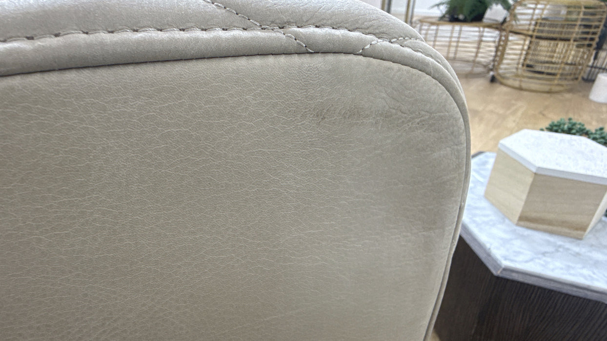 Sofology Firenze Leather 3 Seater in Character Vintage Stone