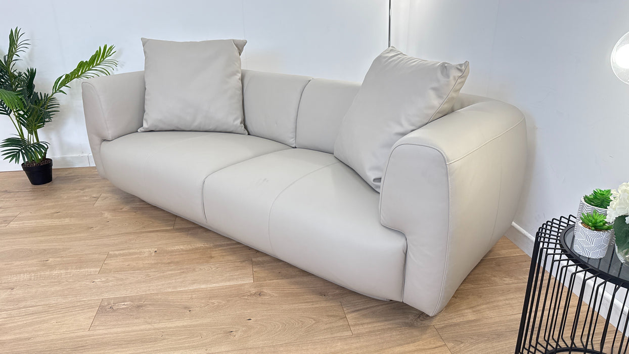 Nuvole 2.5 Seater - Leather - Cloudy Grey