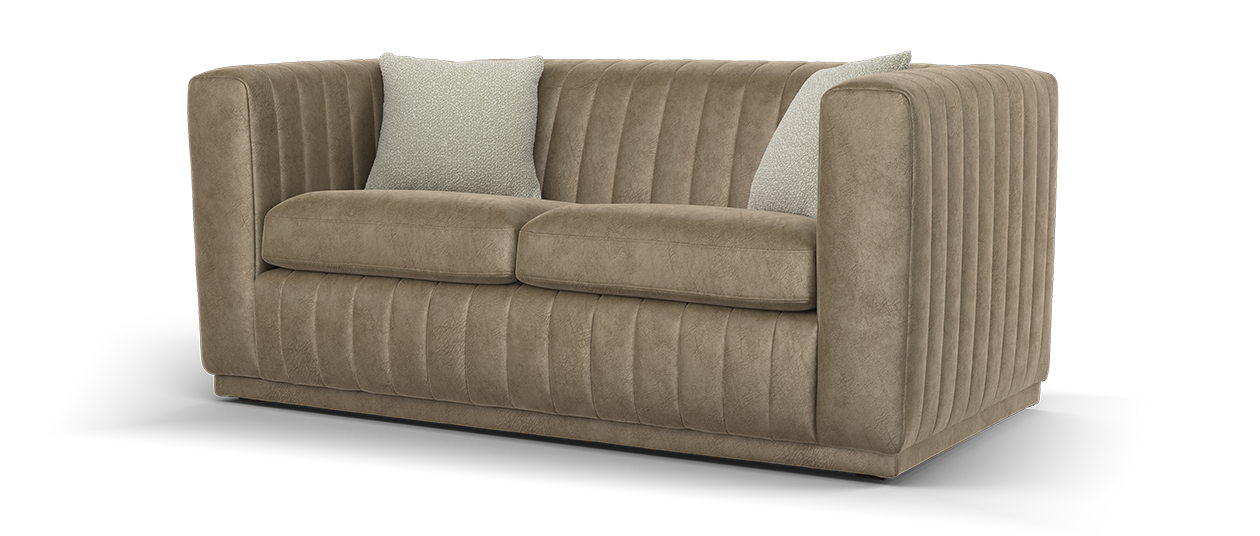 Sofology Astoria Fabric 2 Seater in Lifestyle Dapple Mocha Mix