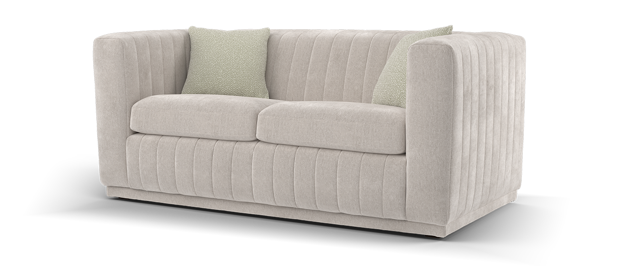 Sofology Astoria Fabric 2 Seater in Pebble Mix