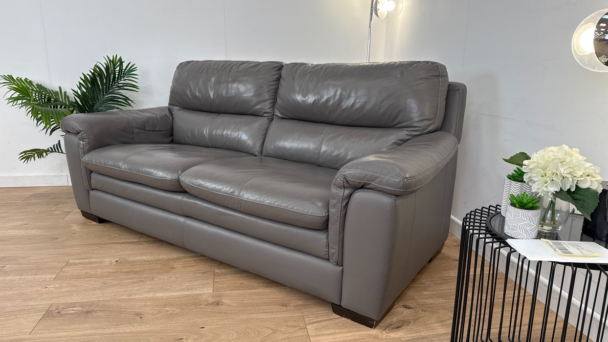 Fantasia 4 Seater Leather Sofa