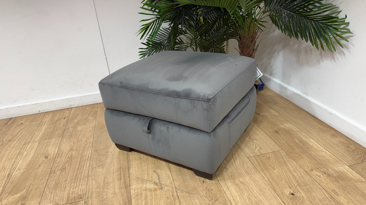 DFS Aventra Storage Footstool In Grey