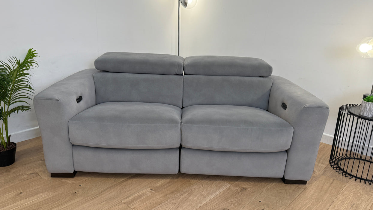 Plazzo 3 Seater - Fabric - Grey