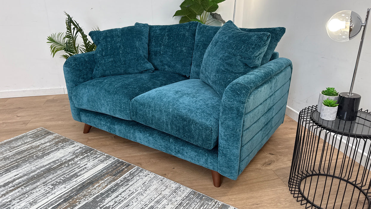 Midland Hill 2 Seater - Fabric Sofa - Meridian Teal All Over