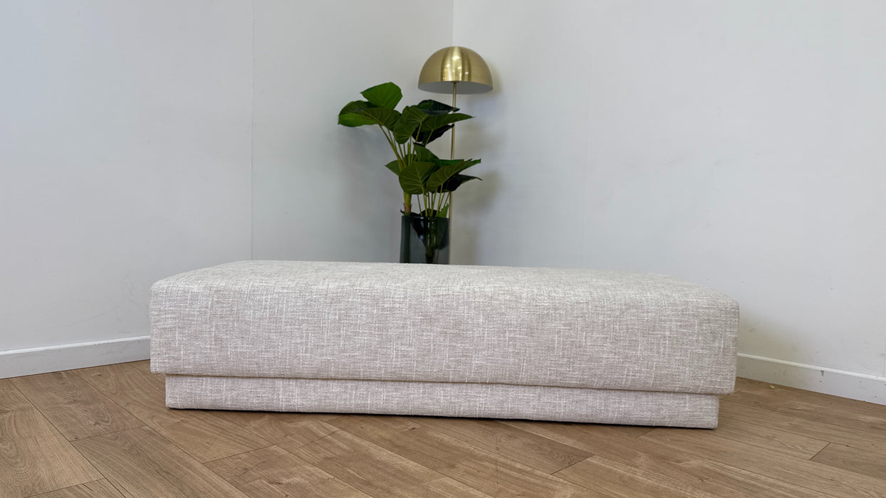 Sofology The Cove Fabric Bench Footstool in Odyssey Afterglow