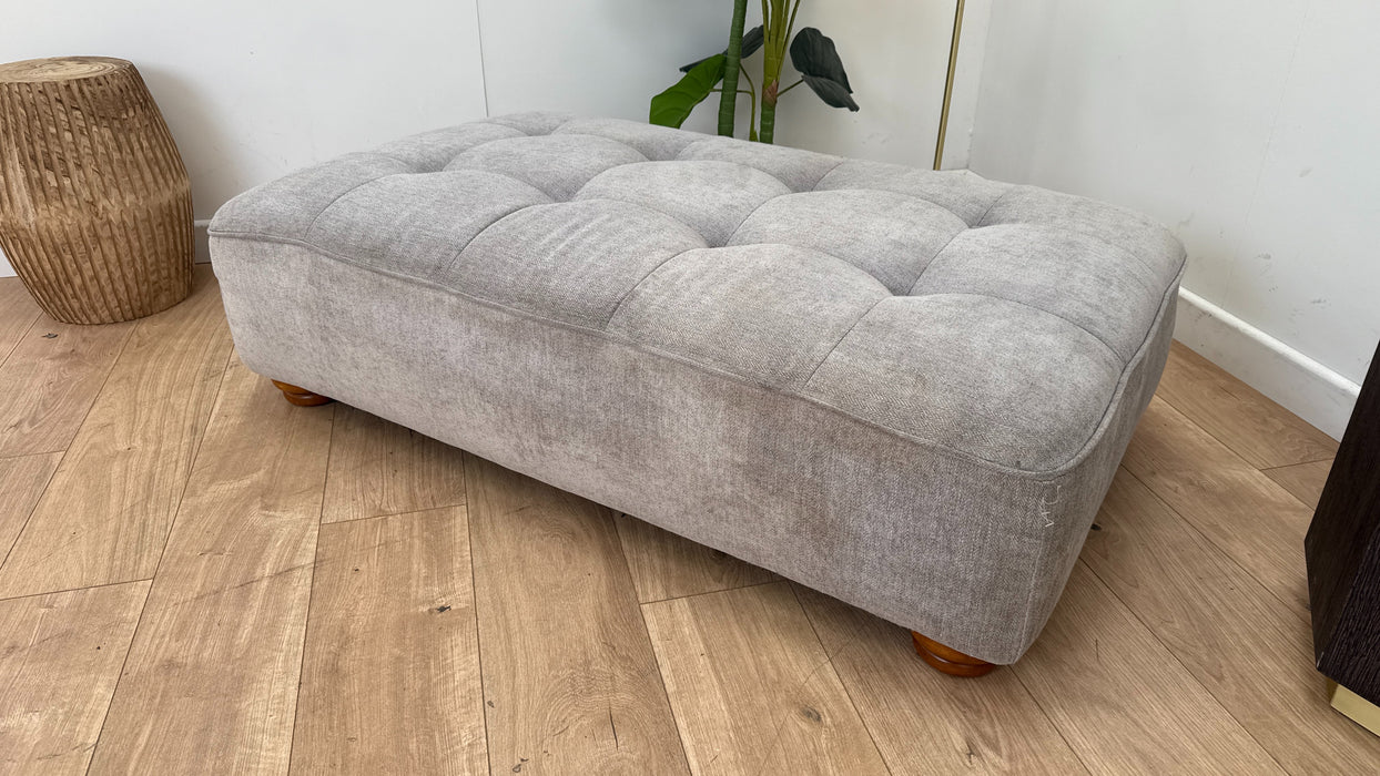 DFS Fabric Bench Footstool in Charcoal
