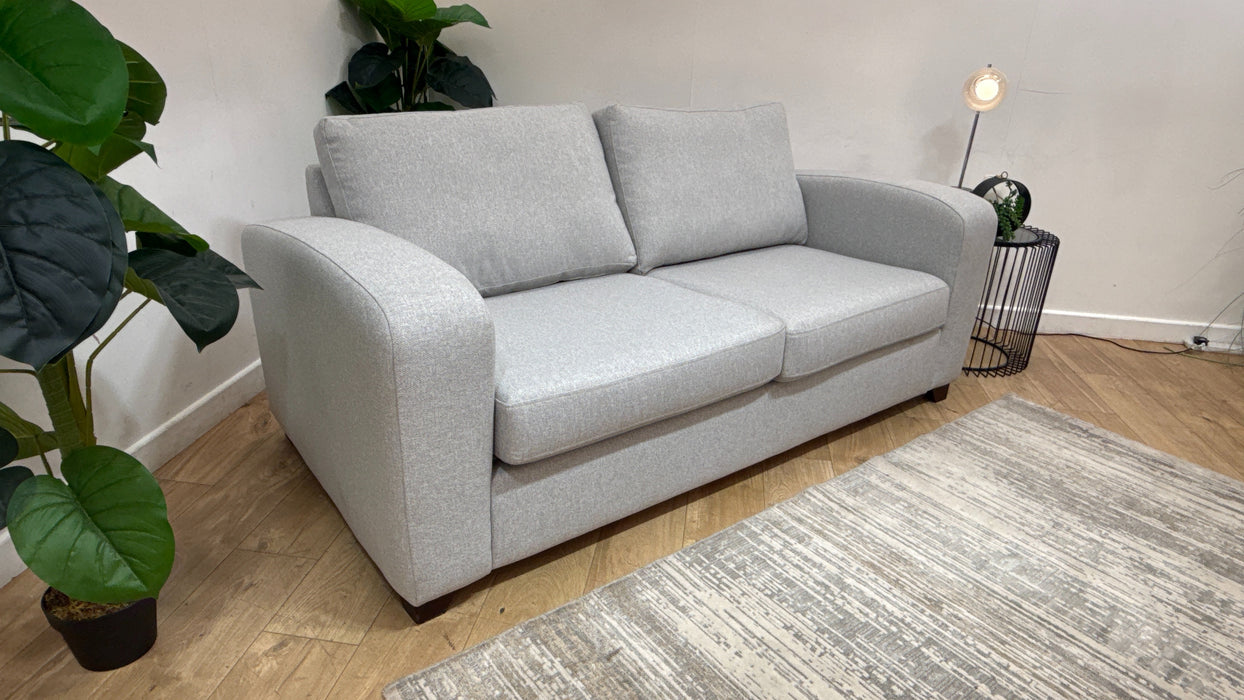 DFS Layla Fabric 3 Seater Sofabed in Silver