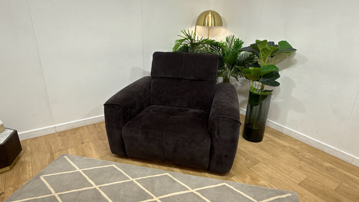 Sofology The Riviera Fabric Loveseat in Relaxed Chenille Raisin
