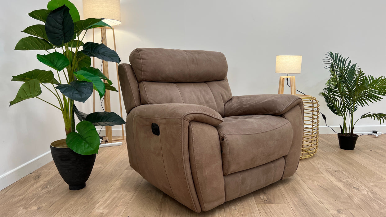 Radley Chair Manual Recliner Natural Fabric