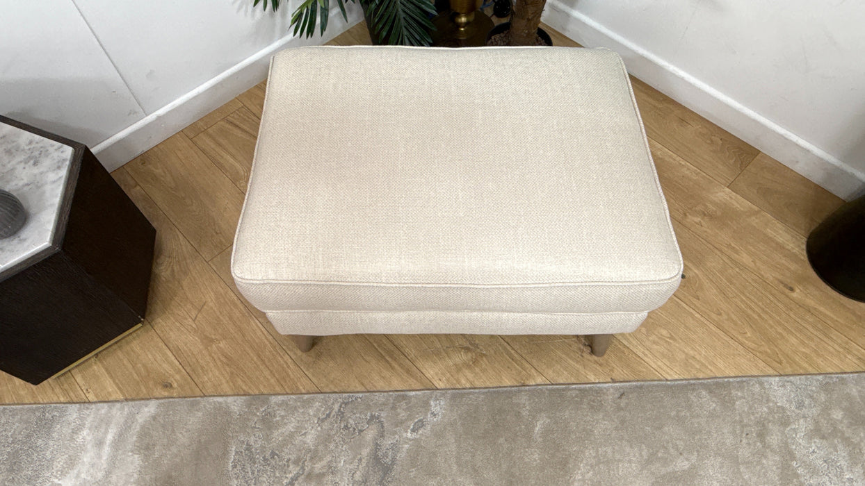 Sofology Keswick Fabric Footstool in Bentley Natural