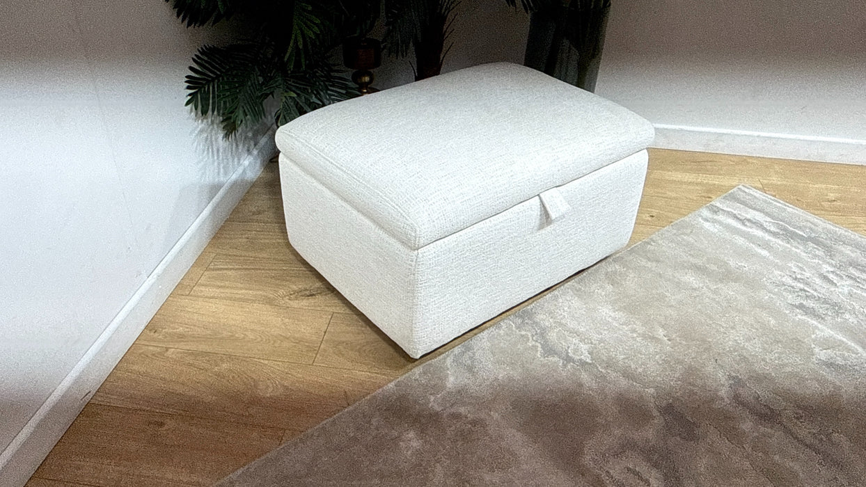Sofology Designer Footstool in Cloud Cool Cream