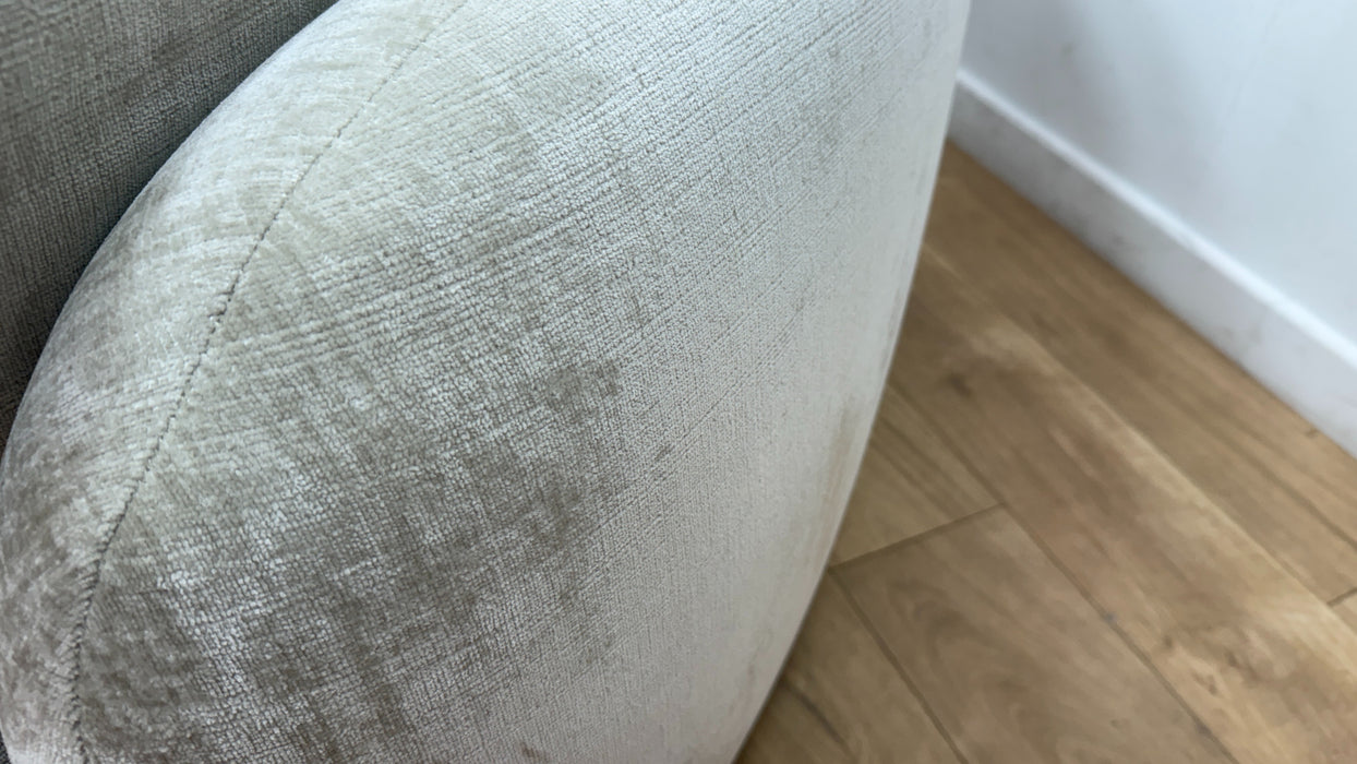 Sofology Portobello Fabric Chaise 3 Seater Sofabed Foam Seats Hybrid Pocket Mattress in Luxury Chenille Mist Mix