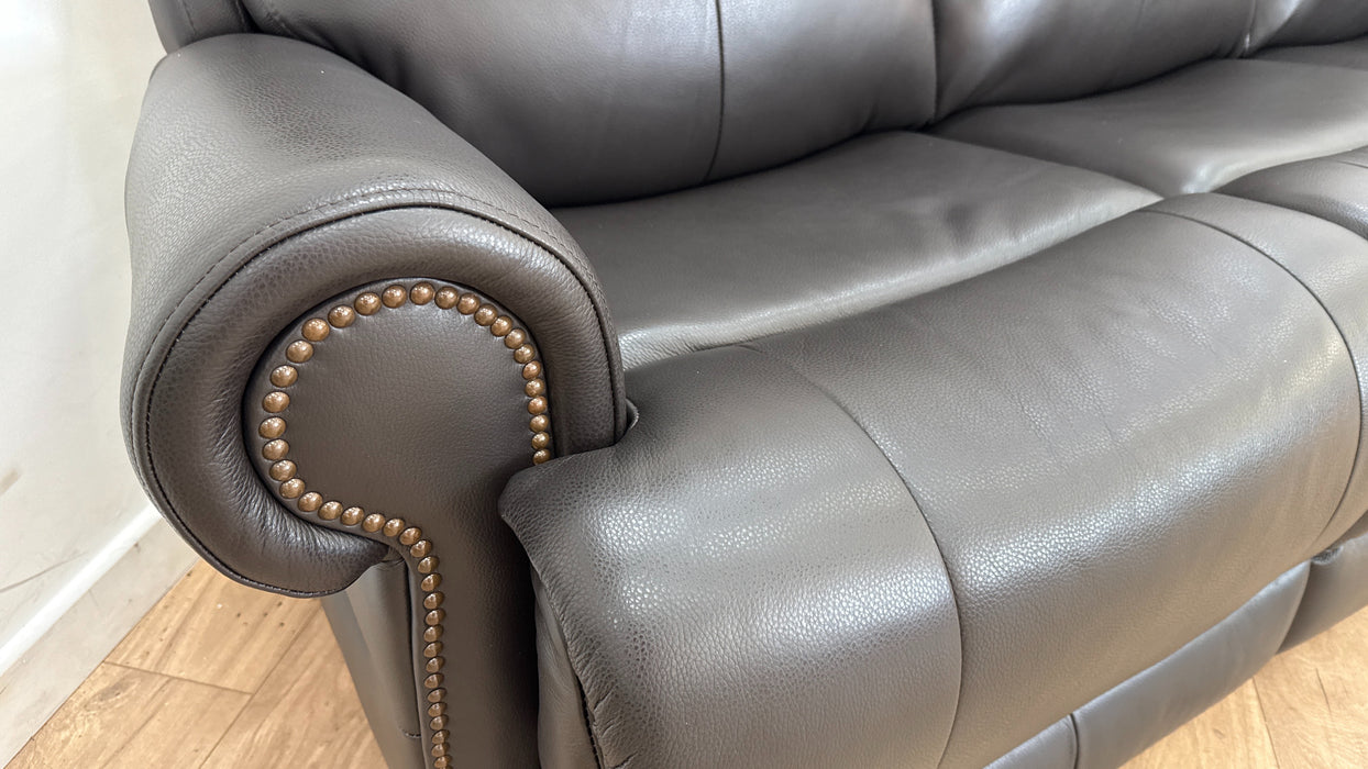 Sofology The Benton 3 Seater Leather Sofa in Black Coffee