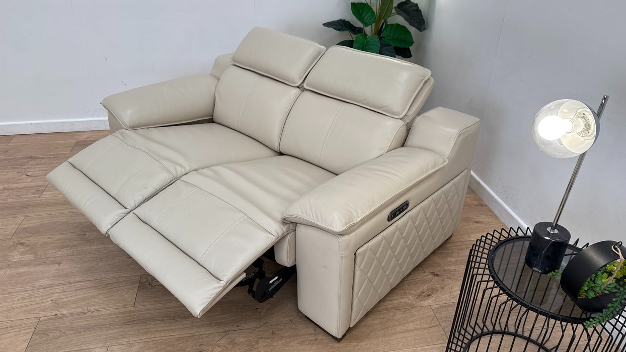 Sofology The Benz 2 Seater Recliner Sofa in Trusty Sheen Bone China