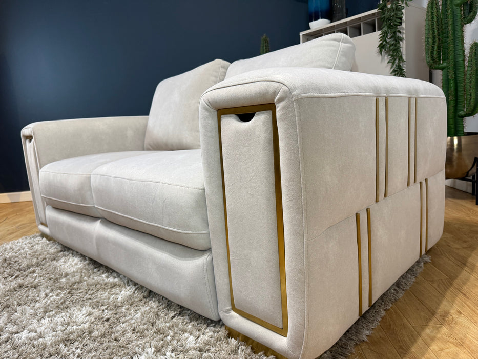 Elixir 2 Seater Fabric Ivory (WA2)