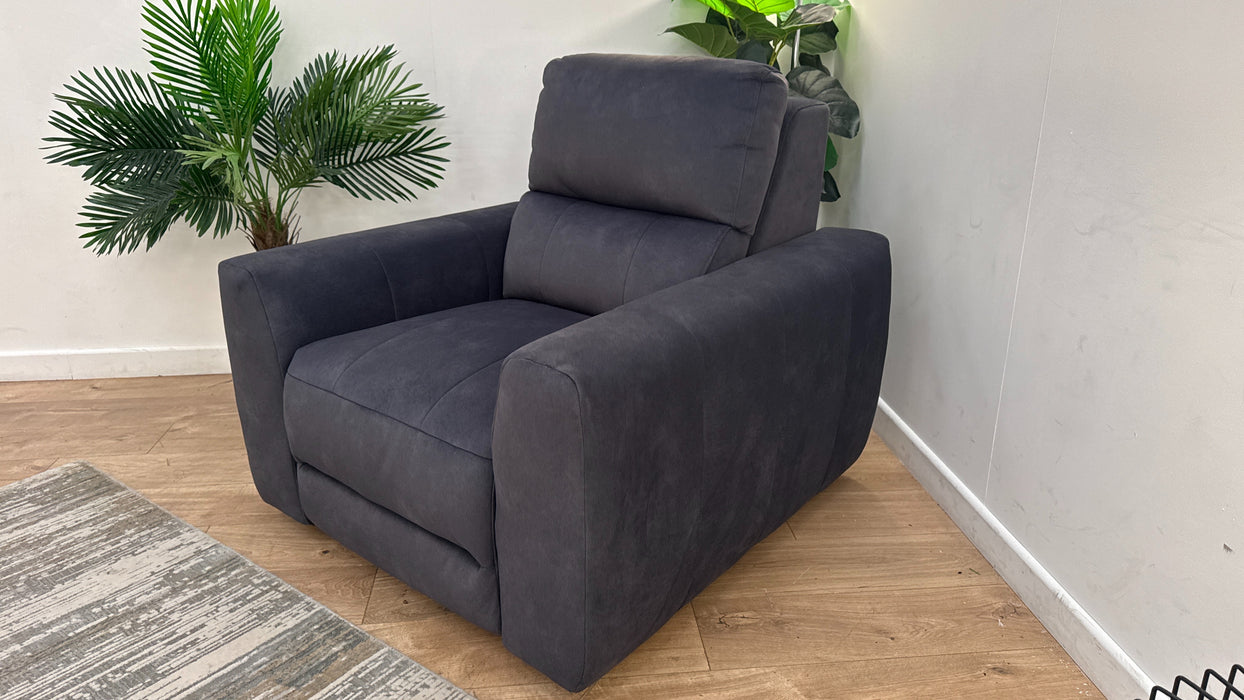 Sofology Fabric Chair in Lifestyle Flecked Anthracite