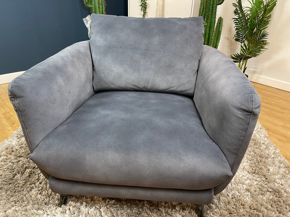 Adler Fabric Chair Mottled Charcoal (WA2)