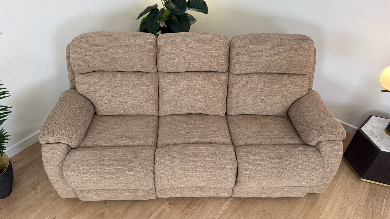 Newbury 3 Seater Fabric Power Recliner