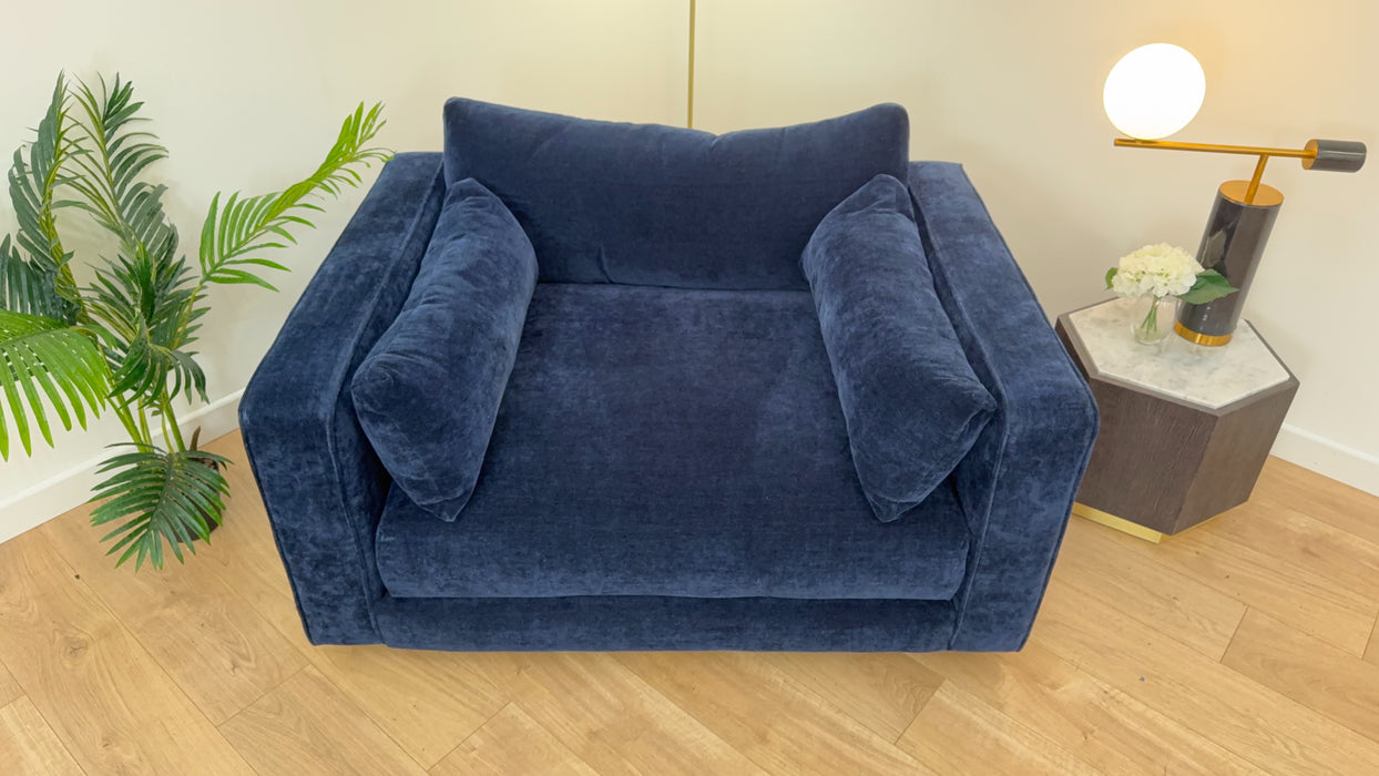 Brantwood 1 Seater - Fabric Chair - Chamonix Navy