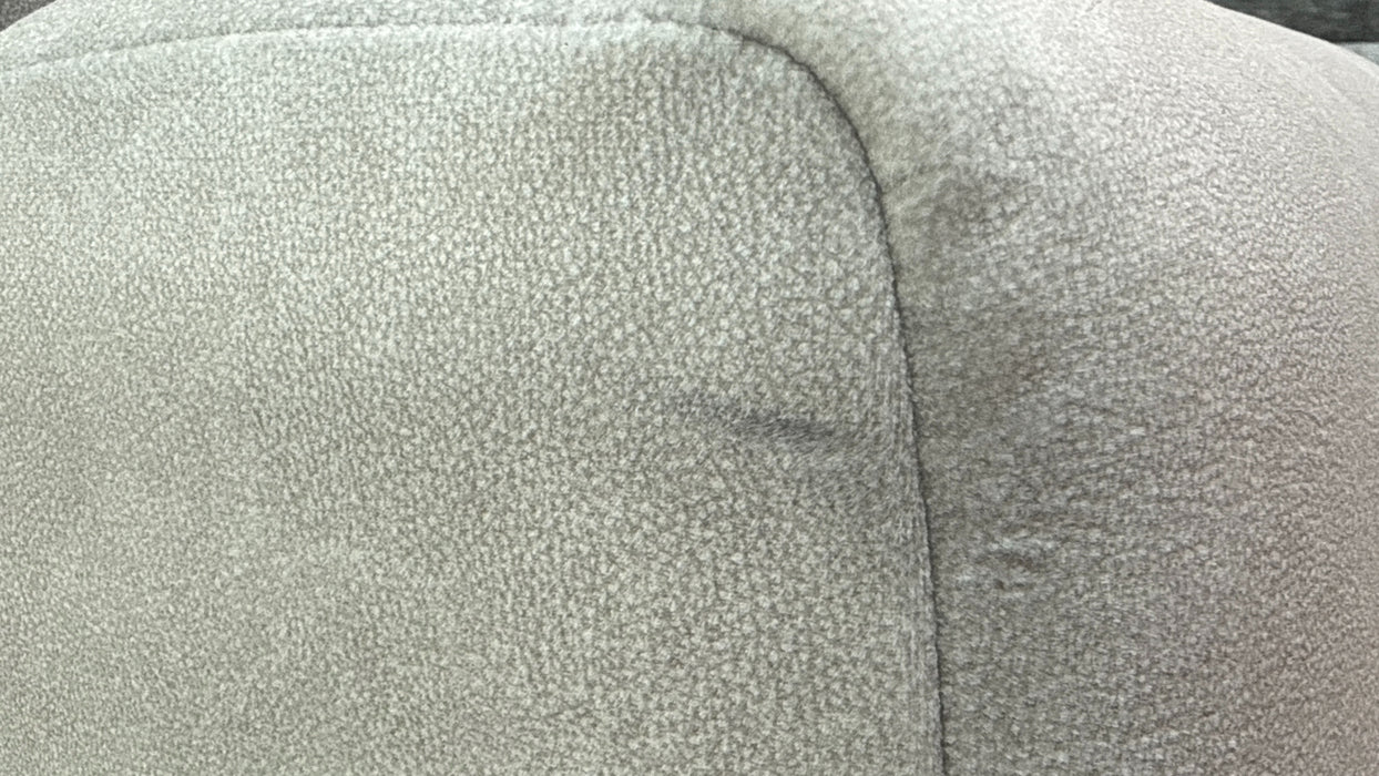 Sofology Paramount Fabric Chair Power Recliner/Headrest in Lifestyle Flecked Stone