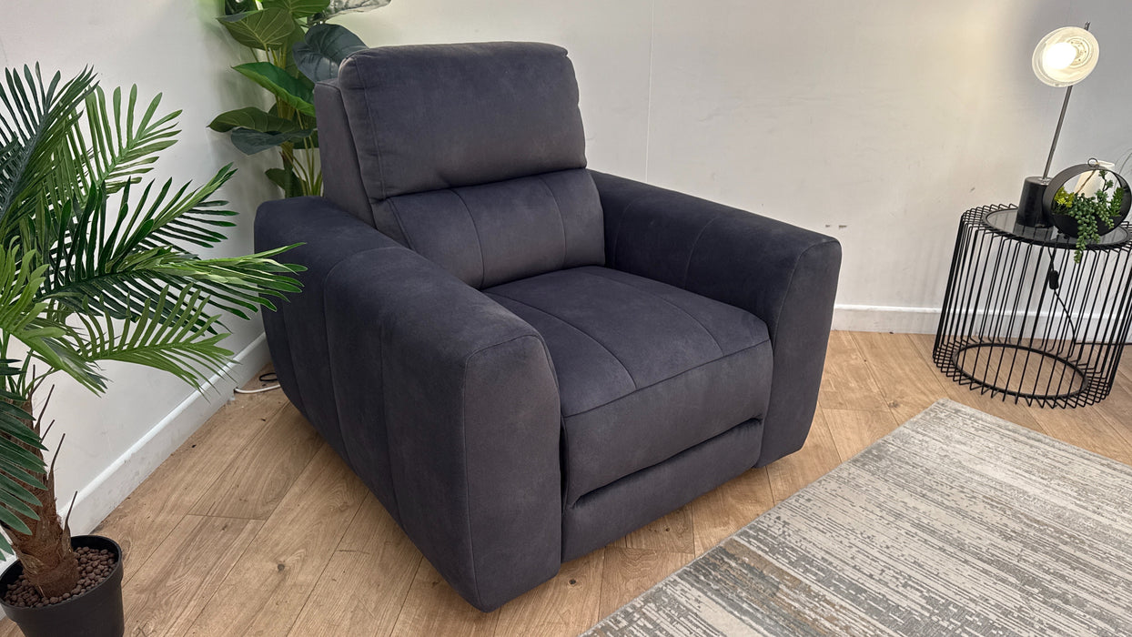 Sofology Fabric Chair in Lifestyle Flecked Anthracite
