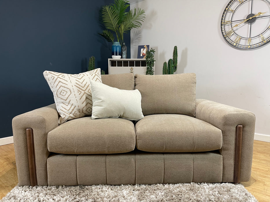 Soho 2 Seater Sofa Micro Boucle Mink / Natural Mix Fabric (WA2)