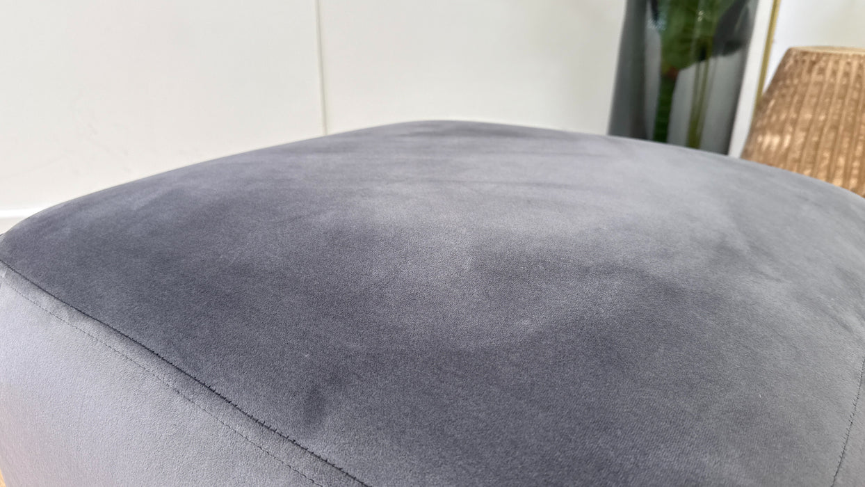 DFS Darcy Large Footstool in Steel