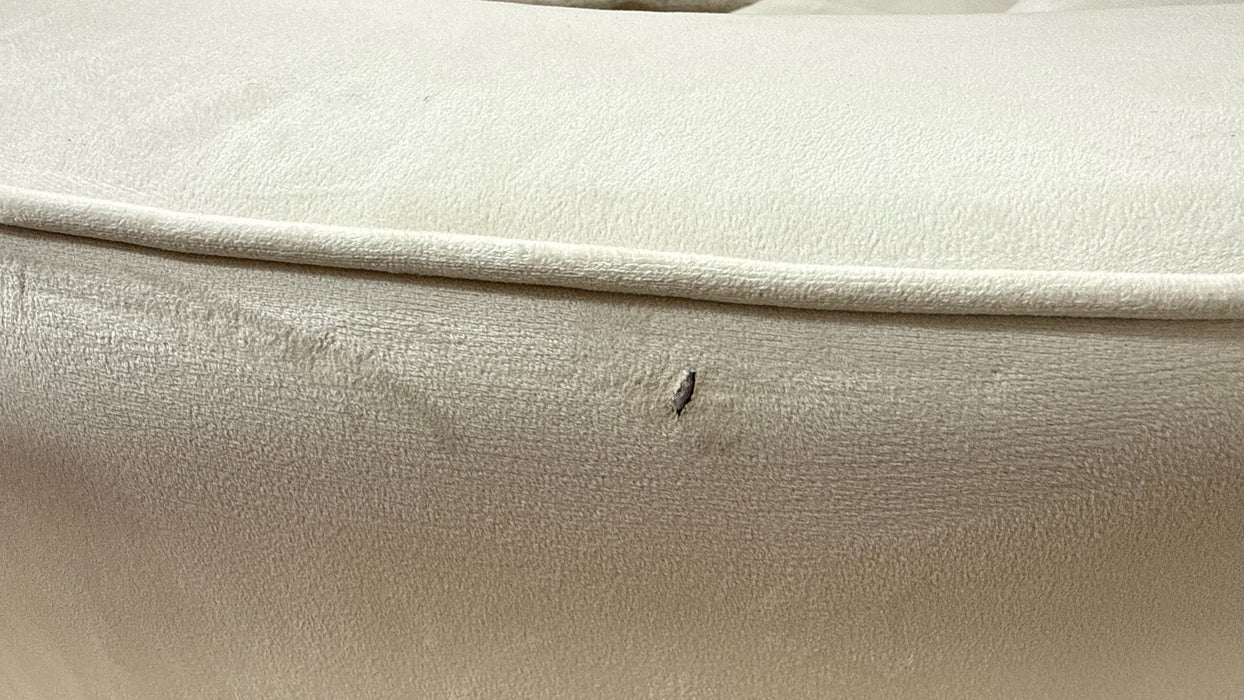Sofology The Fitzrovia Fabric 2 Seater in Matt Velvet Milk Mix Without Trim