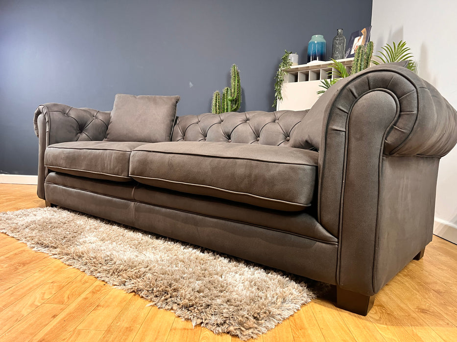 Oxford 3 Seater - Fabric Sofa - Cappucino - (WA2)