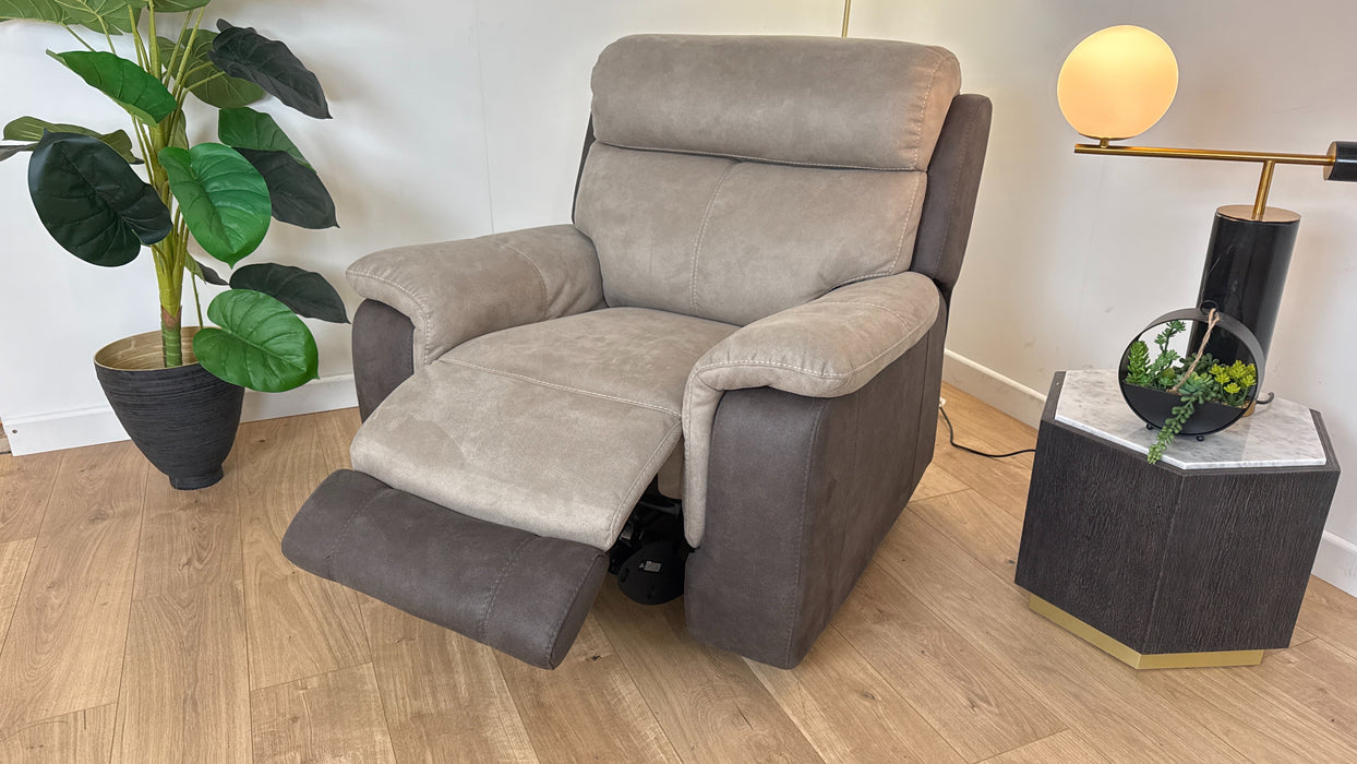 Briony  - Leather Power Reclining Chair  -