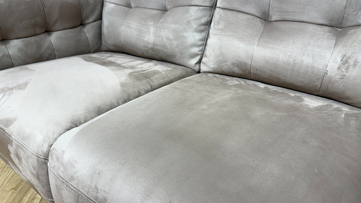 Sofology Muse Fabric 2 Seater Power Recliner Supportive Headrests in Lifestyle Plush Nutmeg