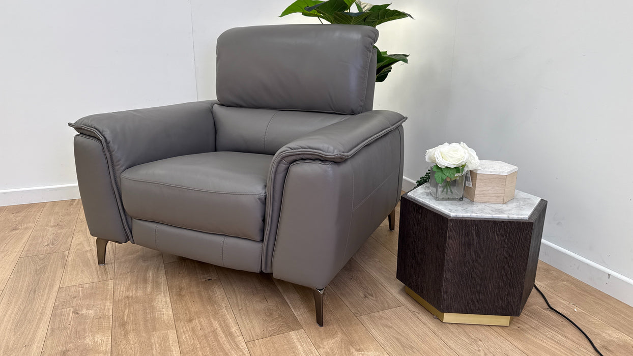 DFS Auberon Leather Recliner Chair