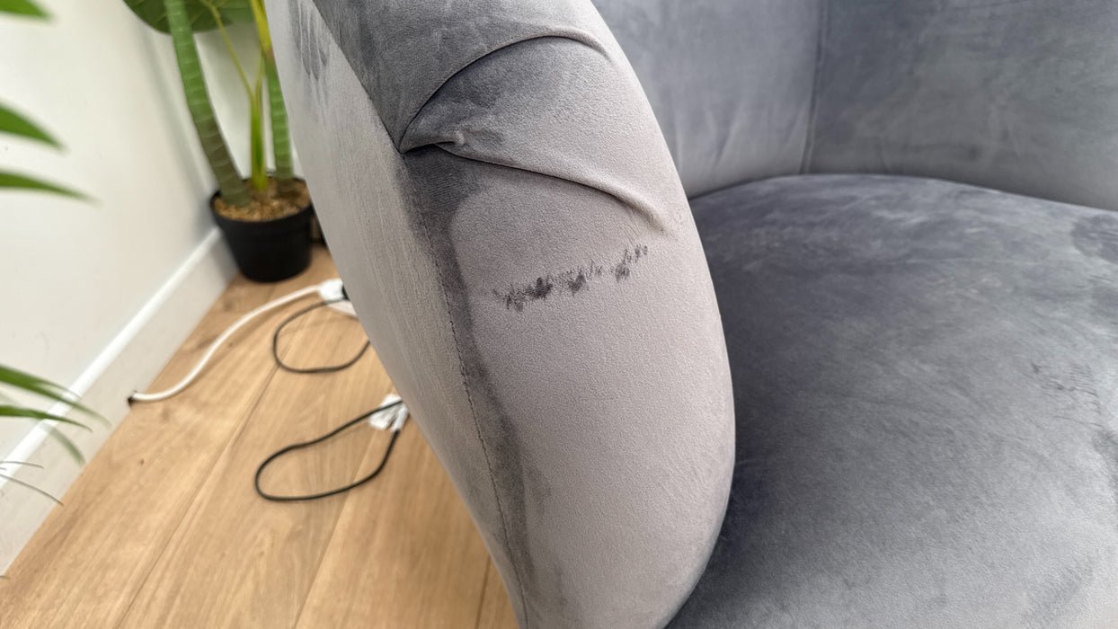 DFS Darcy Accent Chair in Steel