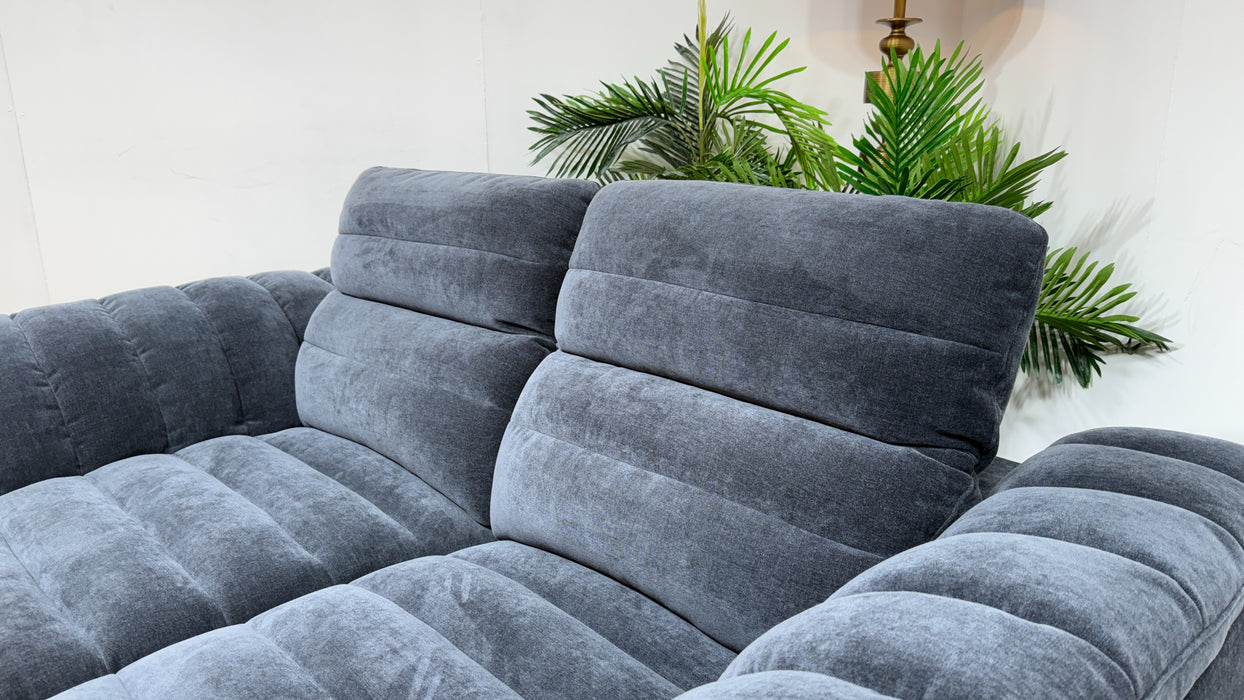Sofology Olson Fabric 2 Seater in Relaxed Chenille Ink