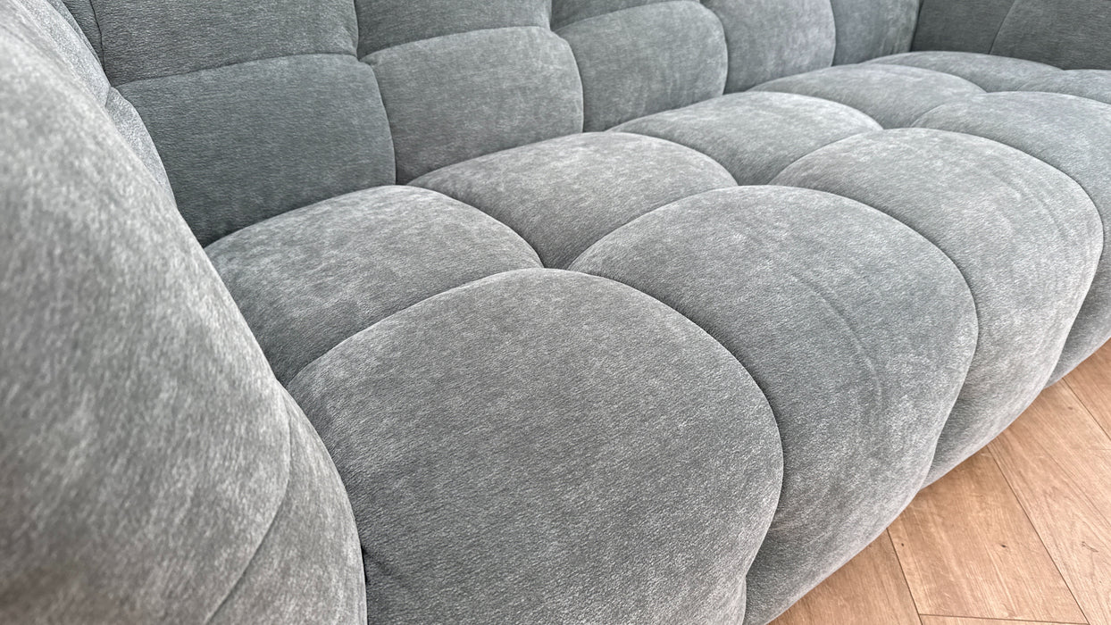 Lunar Fabric 3 Seater in Dali Seafoam