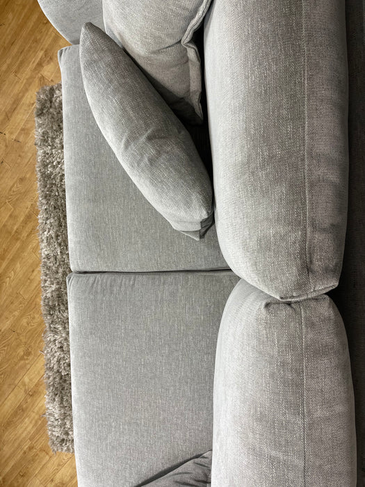 Mayfair 3 Seater Fabric Chenille Grey (WA2)