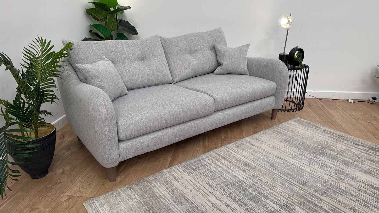 Sofology Ambleside Fabric 3 Seater in Capital Light Grey