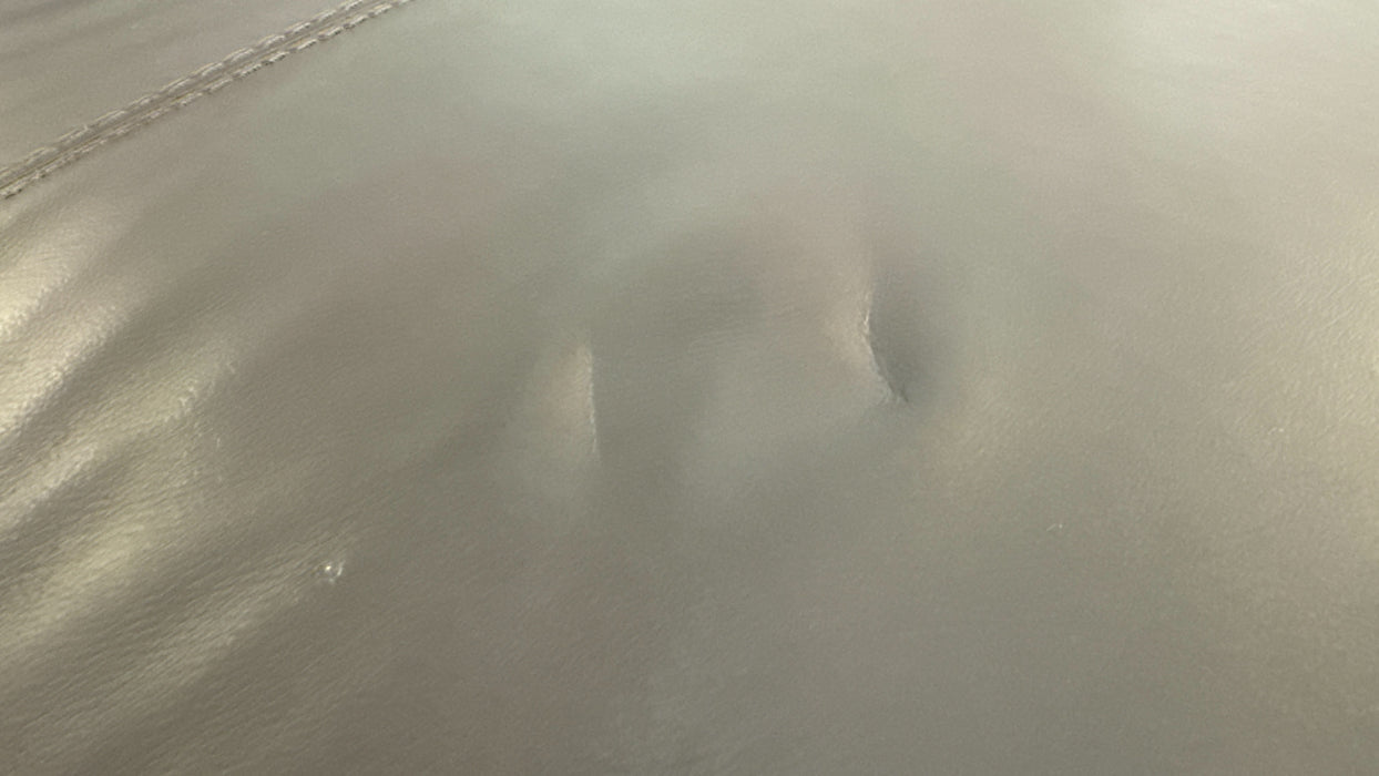 Sofology The Serene Leather 3 Chaise Power Recliner/Headrest in Trusty Matt Dark Brown