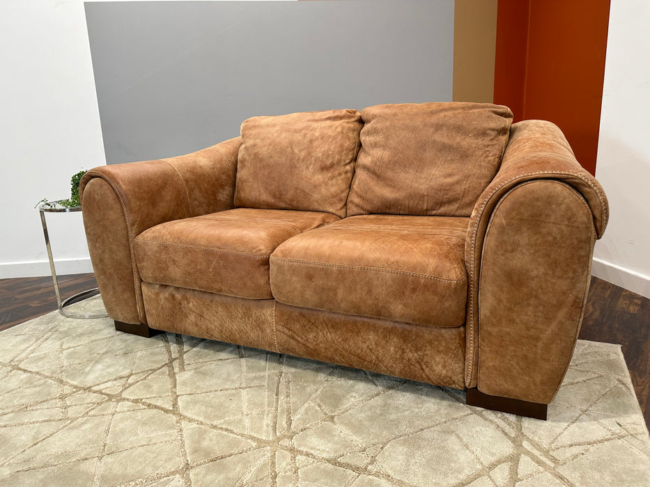 Galleria 2 Seat - Leather Sofa - Utah Tan