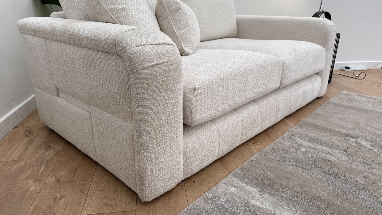 Sofology The Westwood Fabric 2 Seater Soft Boucle Ecru Mix All Over
