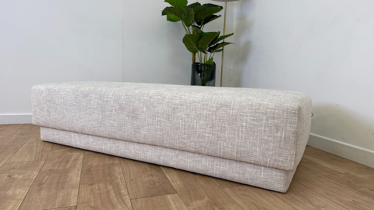 Sofology The Cove Fabric Bench Footstool in Odyssey Afterglow
