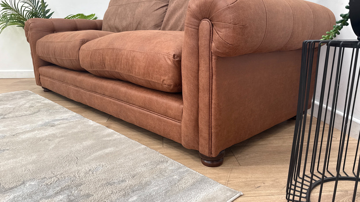 DFS Paterson 4 Seater in Brown